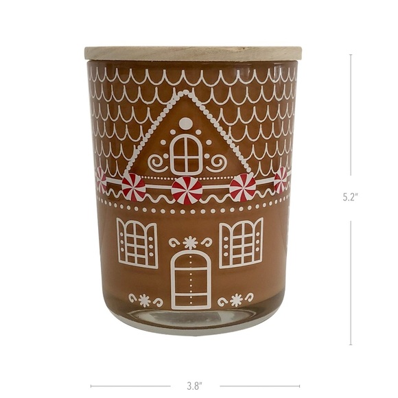 NEW Gala Group Holiday Gingerbread House 2-Wick Candle Pumpkin Spice Scent 15 oz - Picture 2 of 11